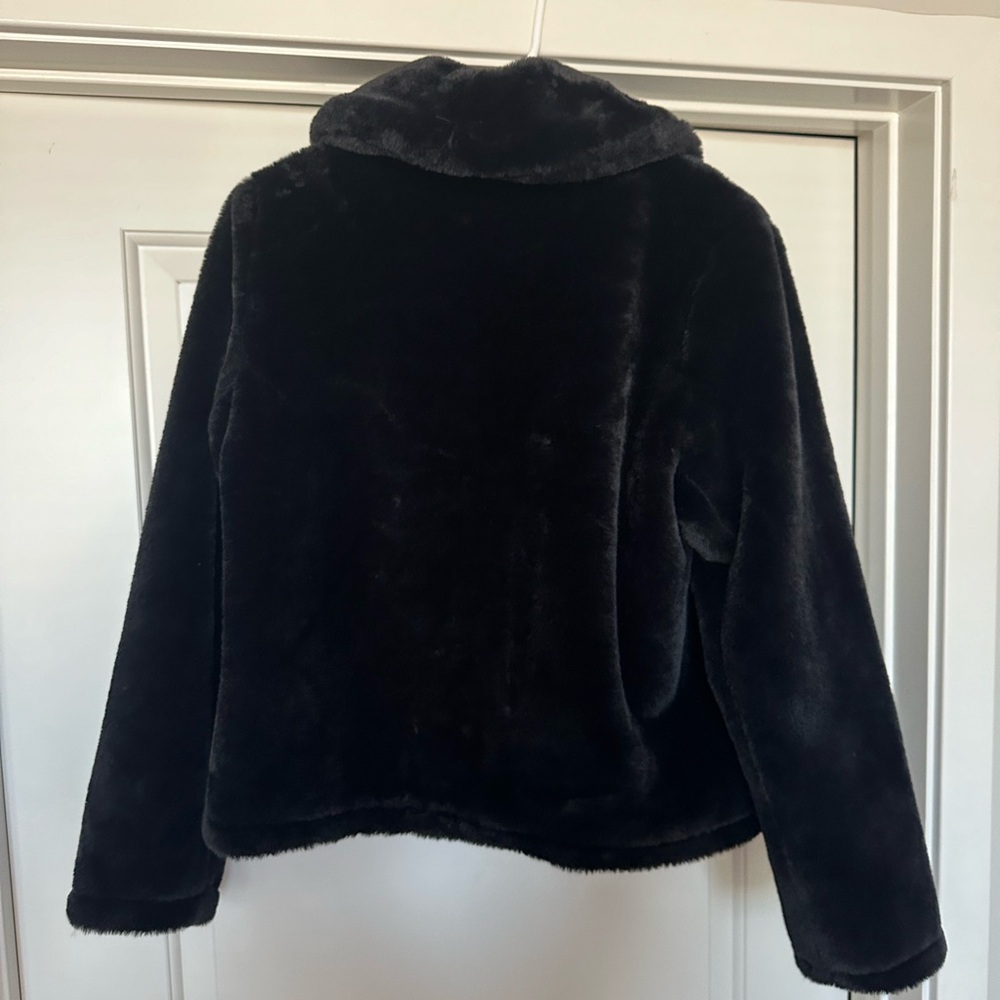 wild fable Black Faux Fur Jacket - Picture 4 of 4